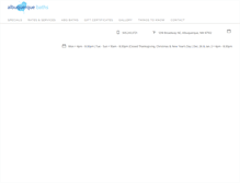 Tablet Screenshot of abqbaths.com